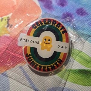Celebrate Juneteenth Freedom Day Amazon Peccy Pin *New* Limited Edition